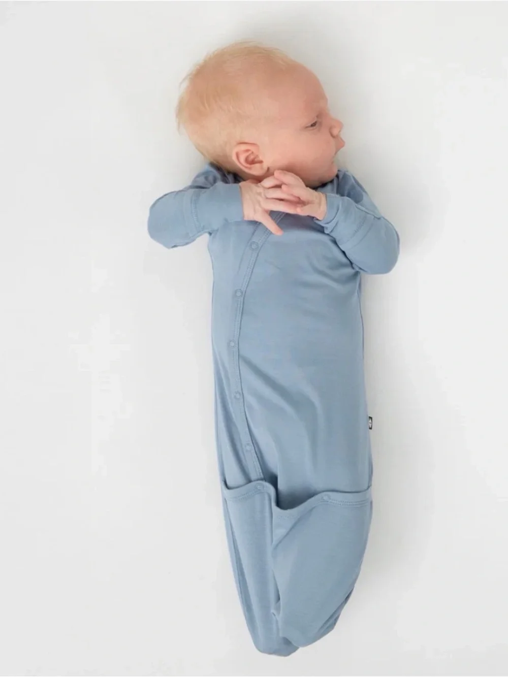 EUC Kyte Baby Bundler in Slate Blue 0-3 months
